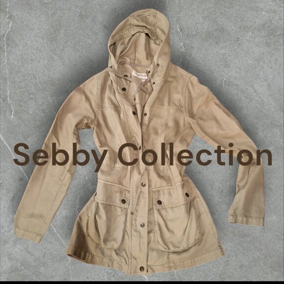 SEBBY COLLECTION Hooded Utility Jacket S - Picture 13 of 13